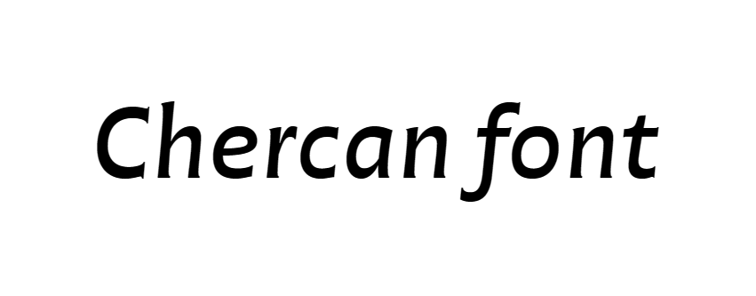 Chercan font download