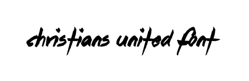 Christians United Font download