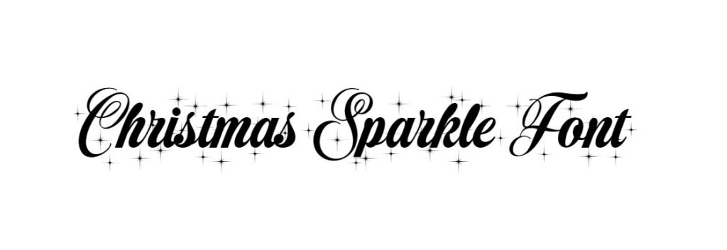 Christmas Sparkle Font download