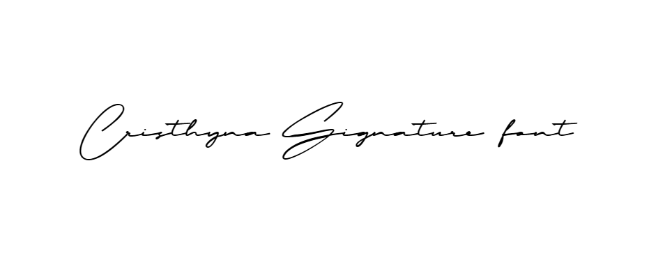 Cristhyna Signature font download