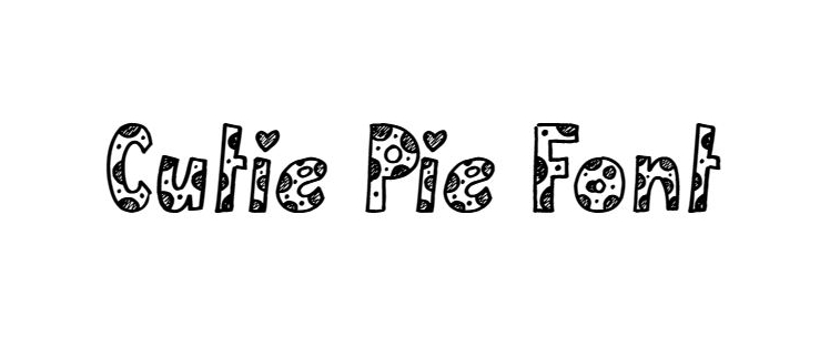 Cutie Pie Font download