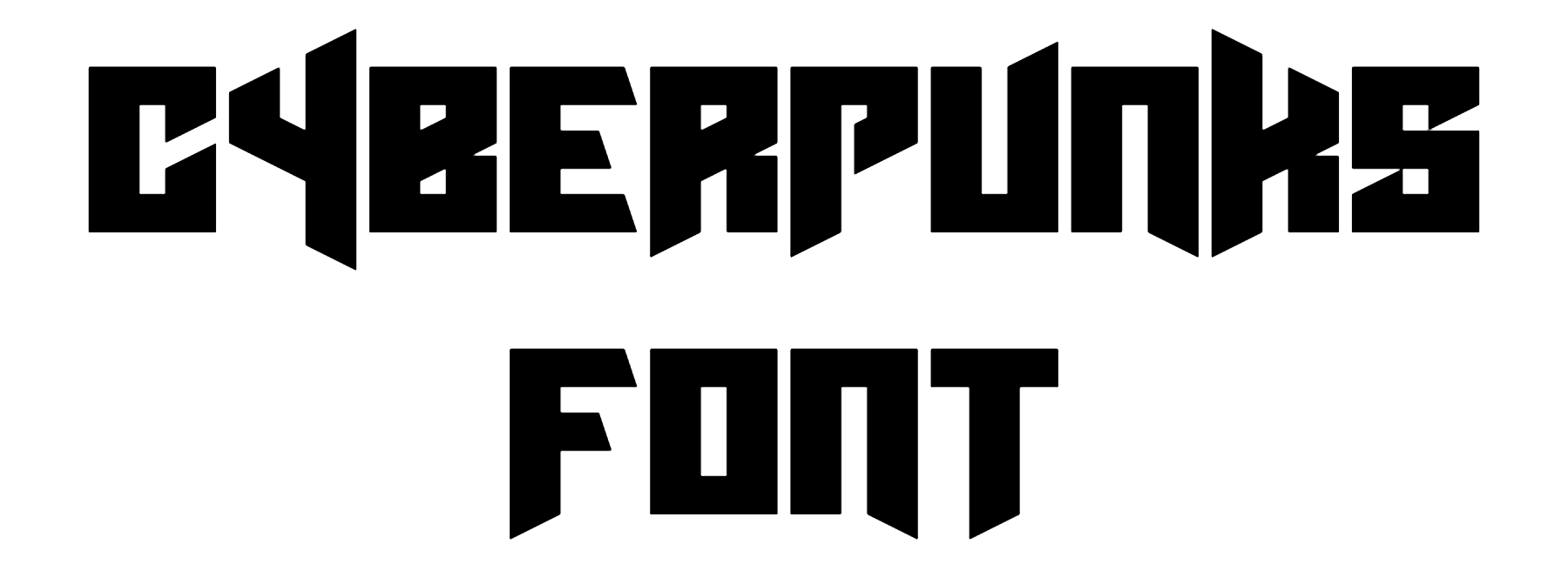 Cyberpunks Font download