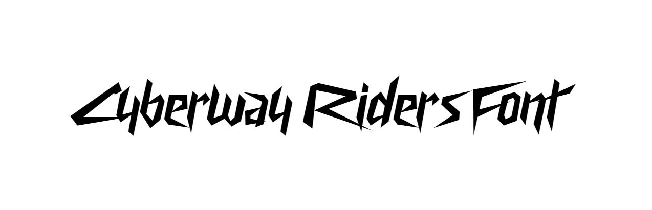 Cyberway Riders Font download