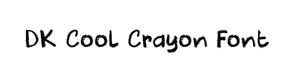 DK Cool Crayon Font download