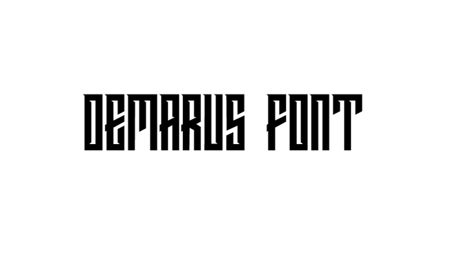 Demarus font download