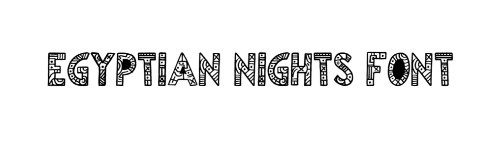 Egyptian Nights font download