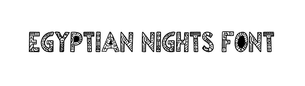 Egyptian Nights font download