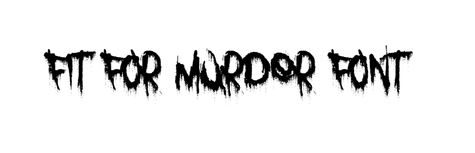 Fit for Murder Font download