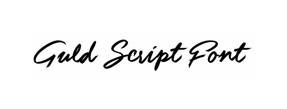 Guld Script Font download