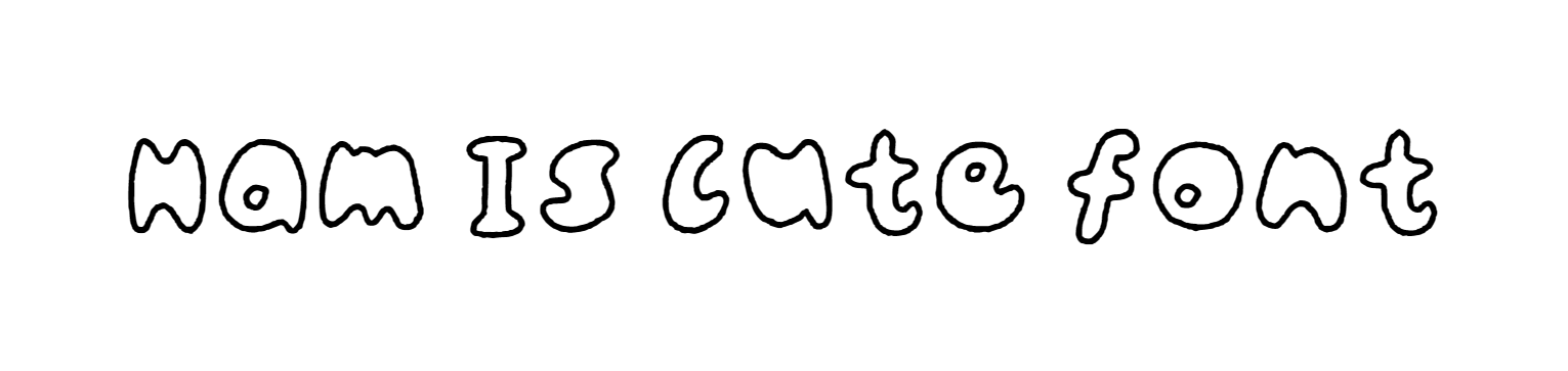 Ham Is Cute font download