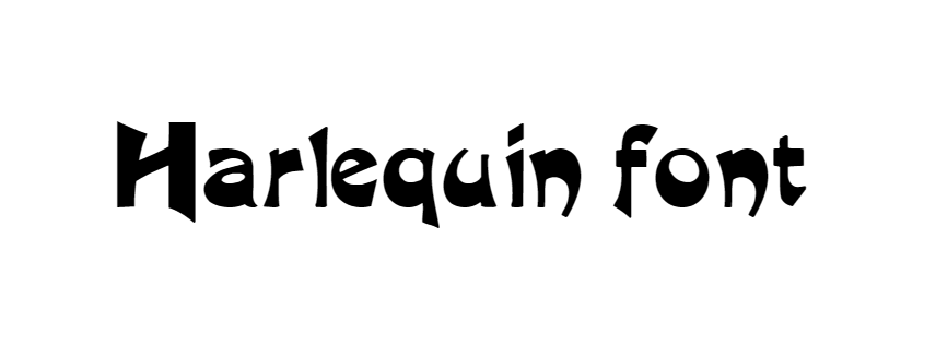 Harlequin font download