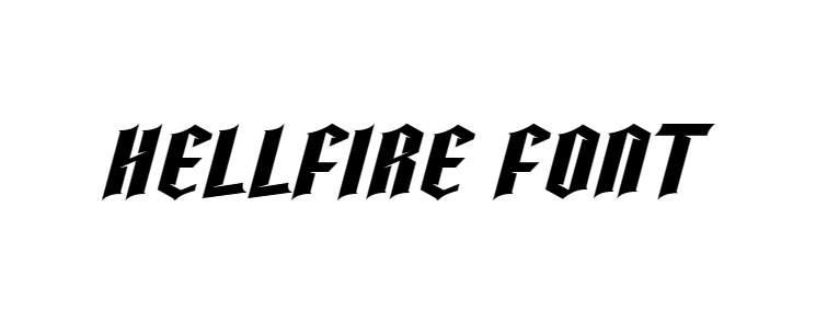 Hellfire Font download