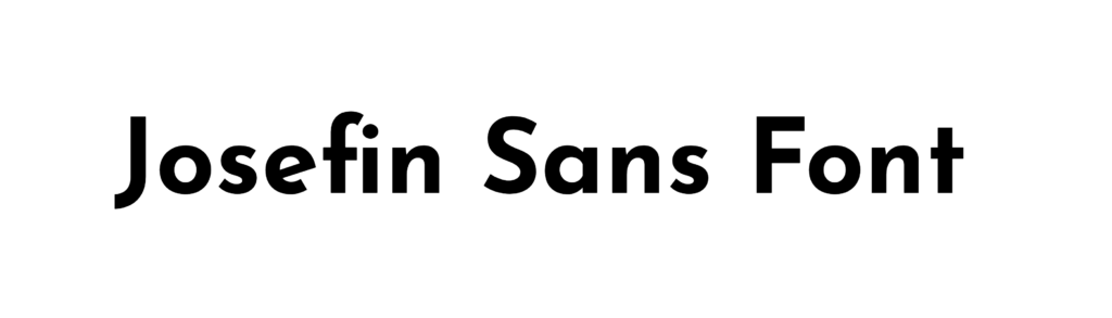 Josefin Sans Font download