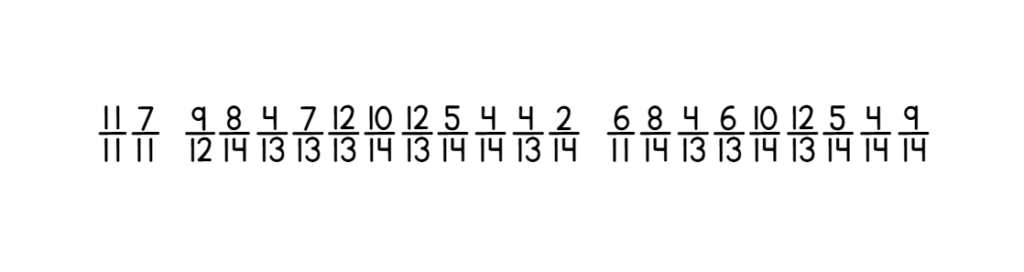 KG Traditional Fractions math font download