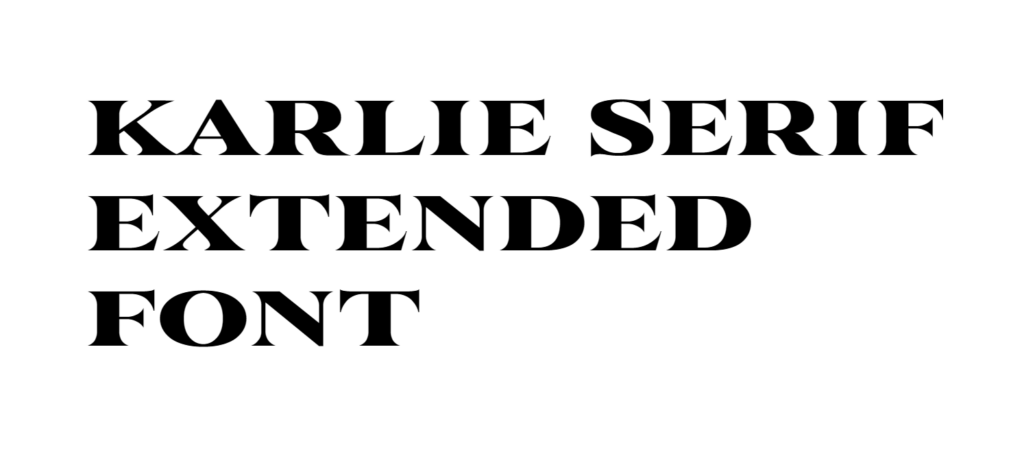 Karlie Serif Extended font download