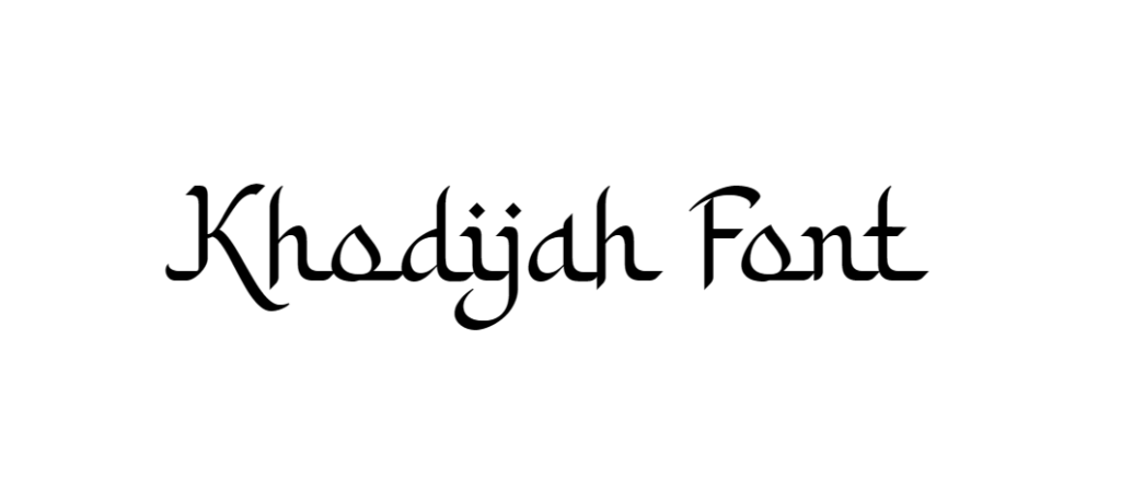 Khodijah Font download