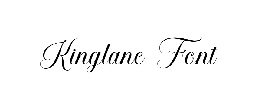 Kinglane Font download