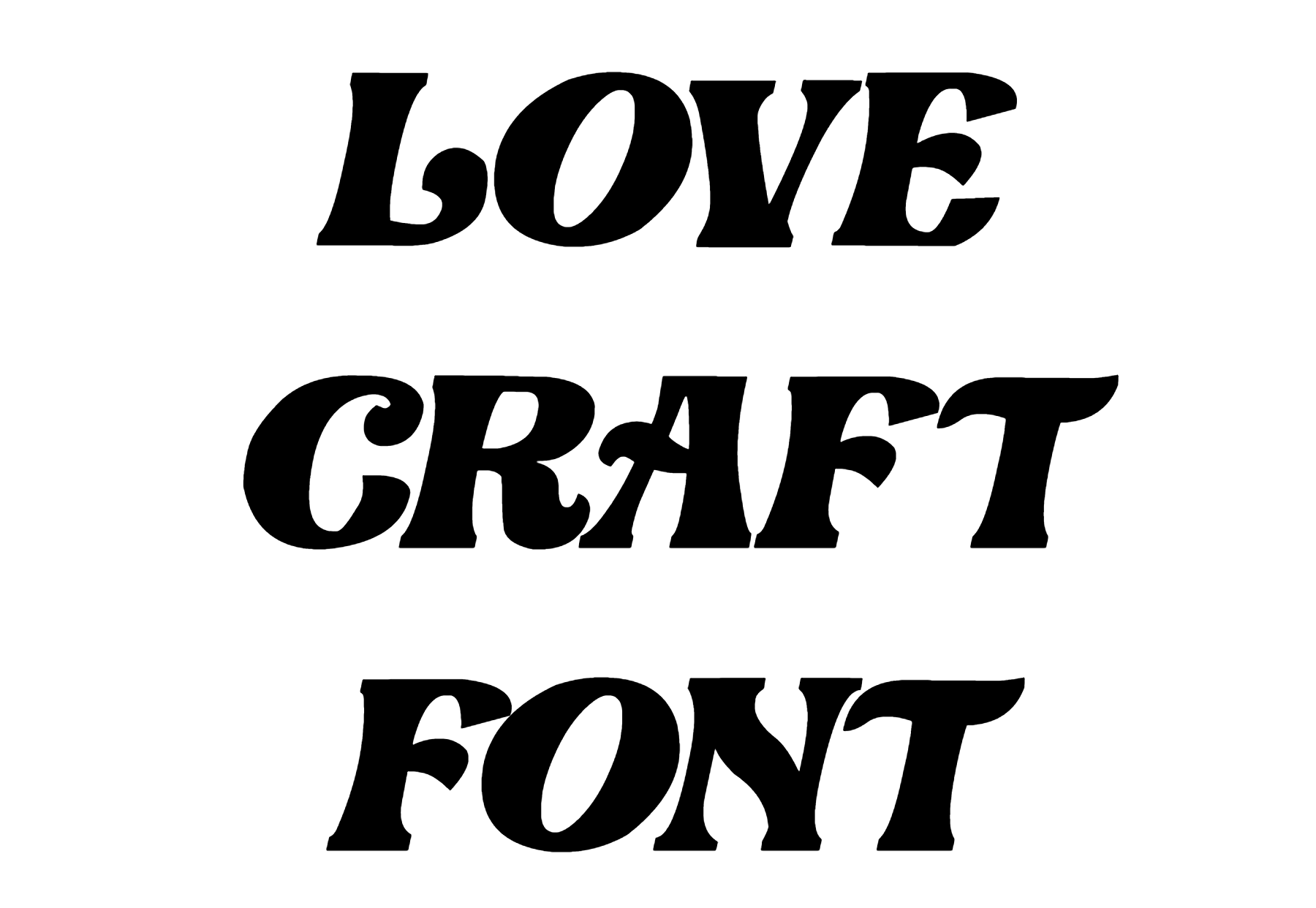 Love Craft Font download