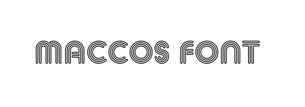 MACCOS Font download