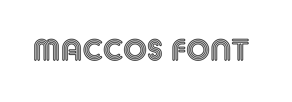 MACCOS Font download