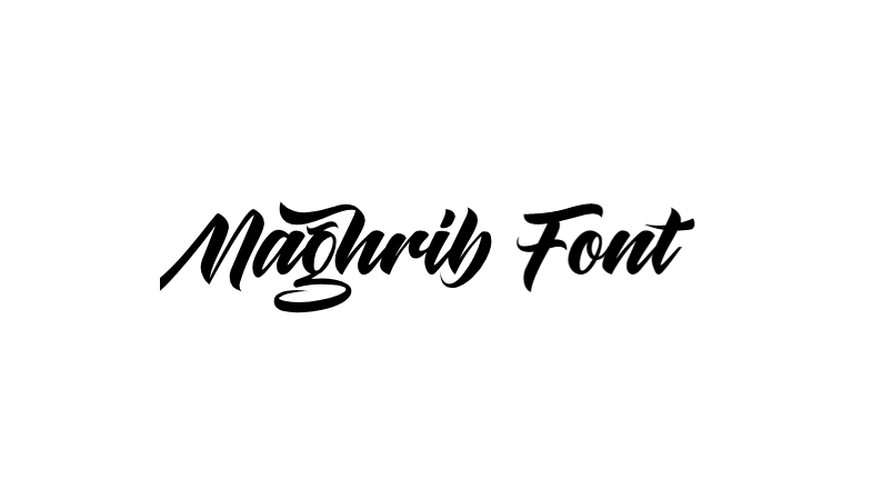 Maghrib font download , Chosen 1 font