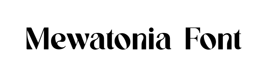 Mewatonia Font download