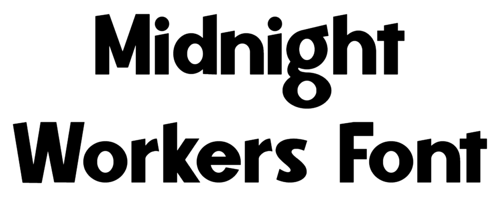 Midnight Workers Font download