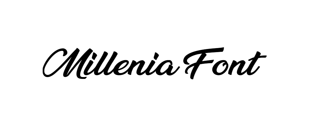 Millenia Font download