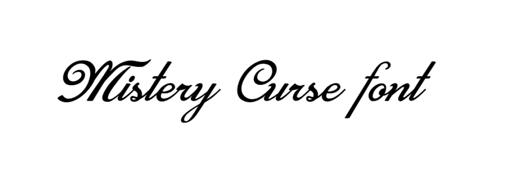 Mistery Curse font download