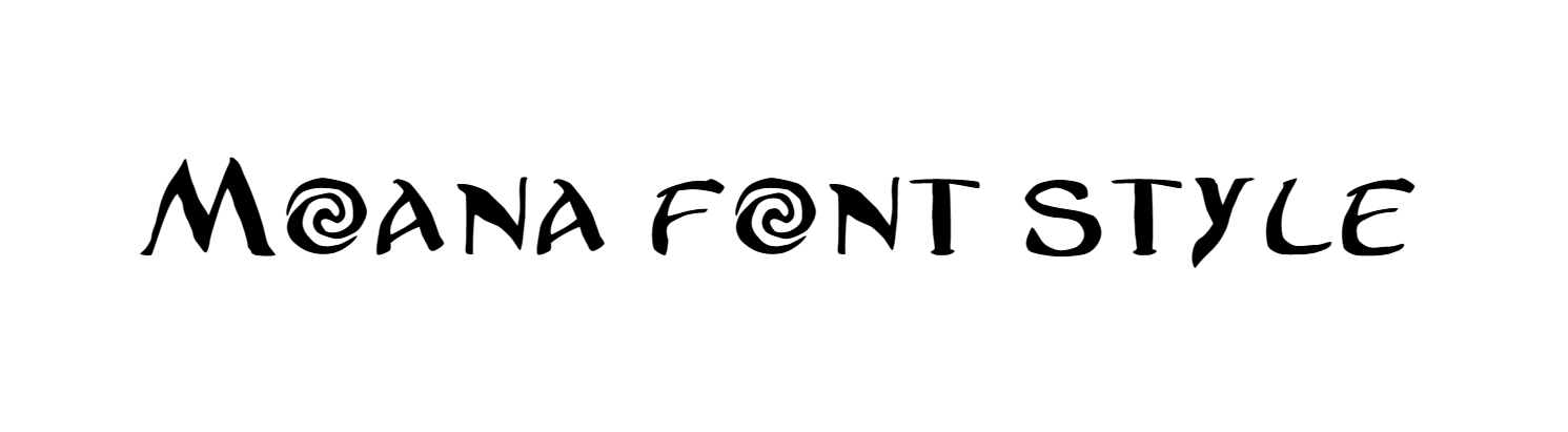 Moana font download free