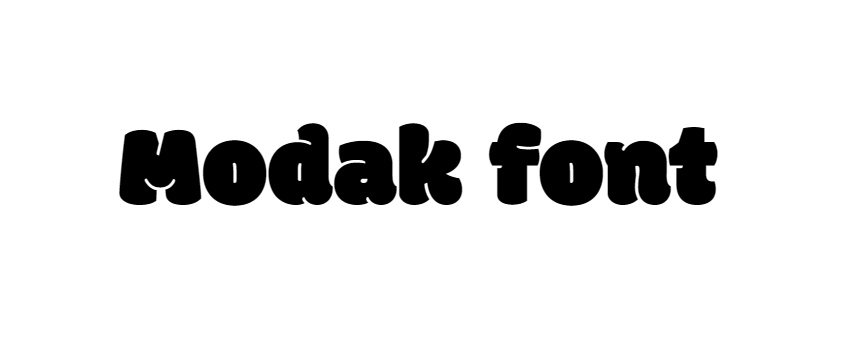 Modak font free download