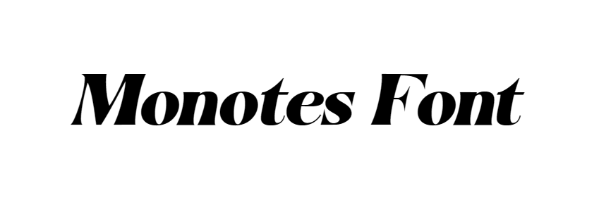 Monotes font download