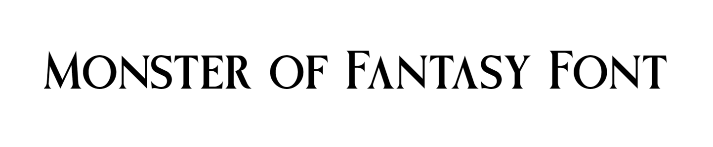 Monster of Fantasy Font download