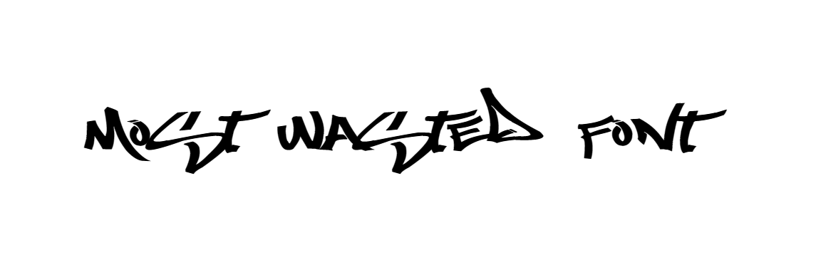 Most Wasted Font download