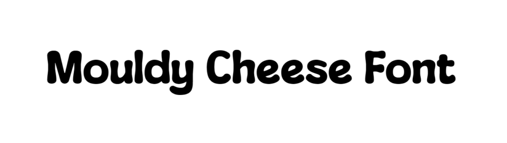 Mouldy Cheese Font download