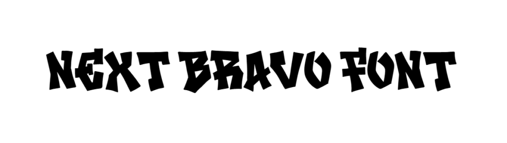 Next Bravo Font download