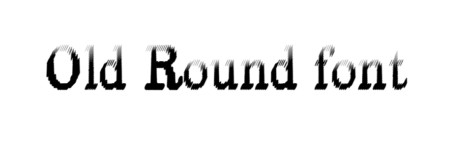 Old Round font download