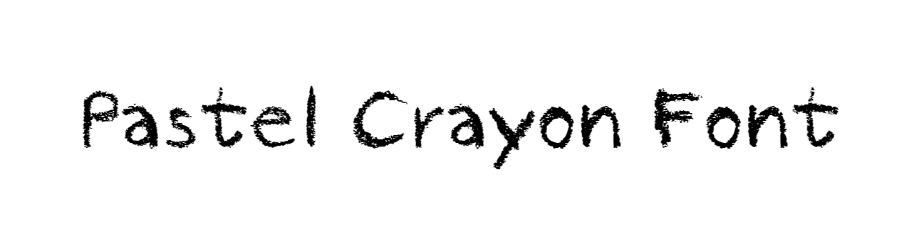 Pastel Crayon Font download