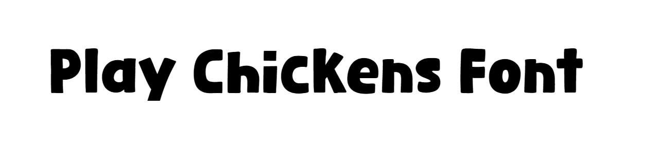 Play Chickens Font download