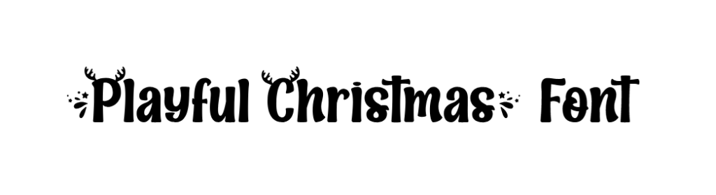 Playful Christmas Font download