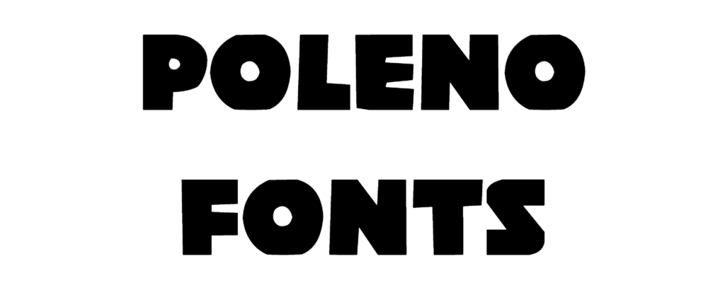 Poleno fonts download , Poleno bold font,