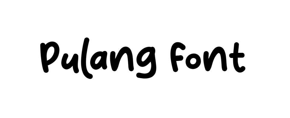 Pulang Font download