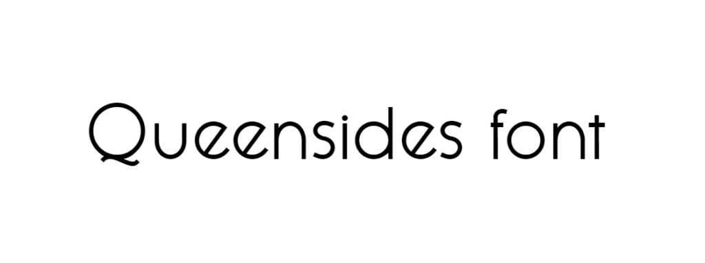 Queensides font free download