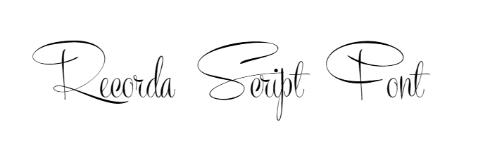 Recorda Script Font download