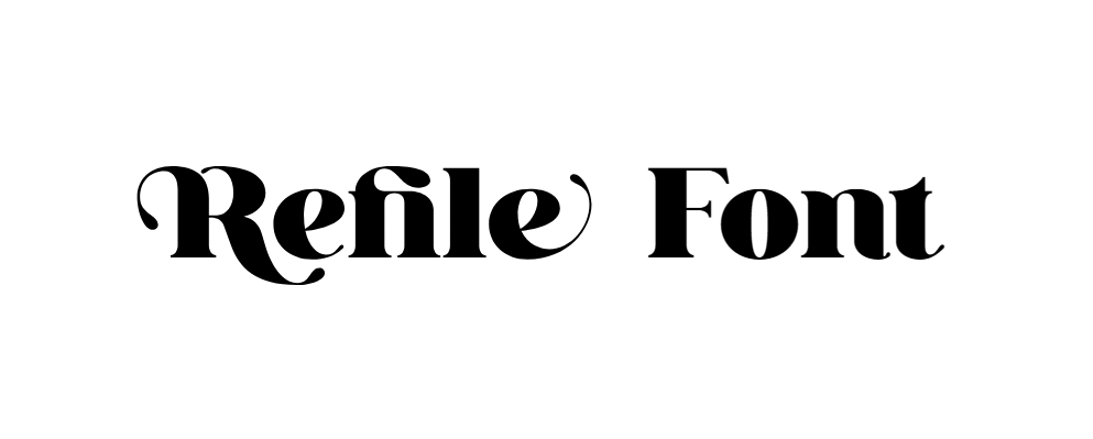 Refile Font download