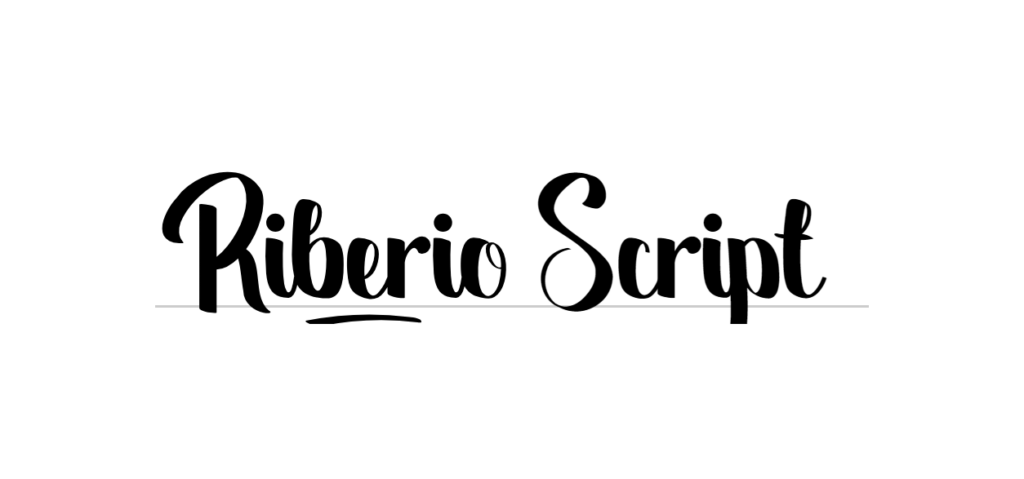 Riberio Script font download