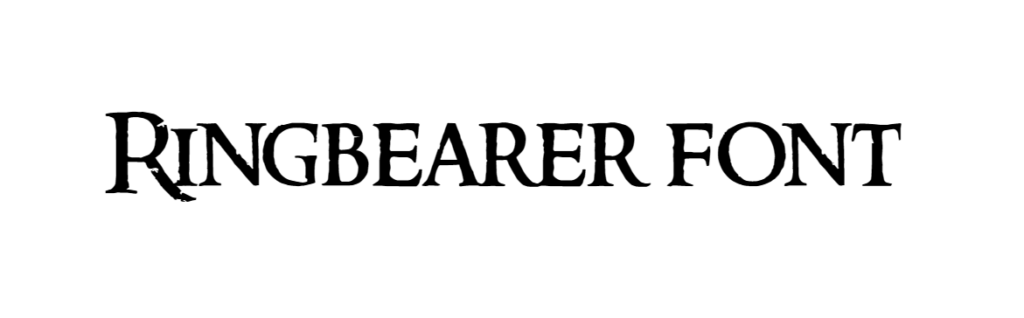 Ringbearer font free download