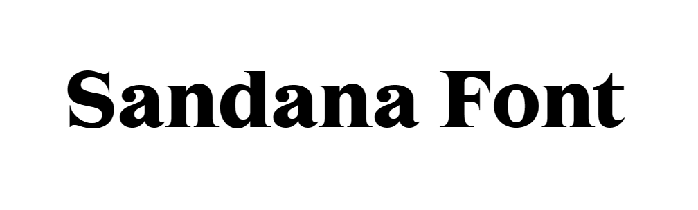 Sandana Font download