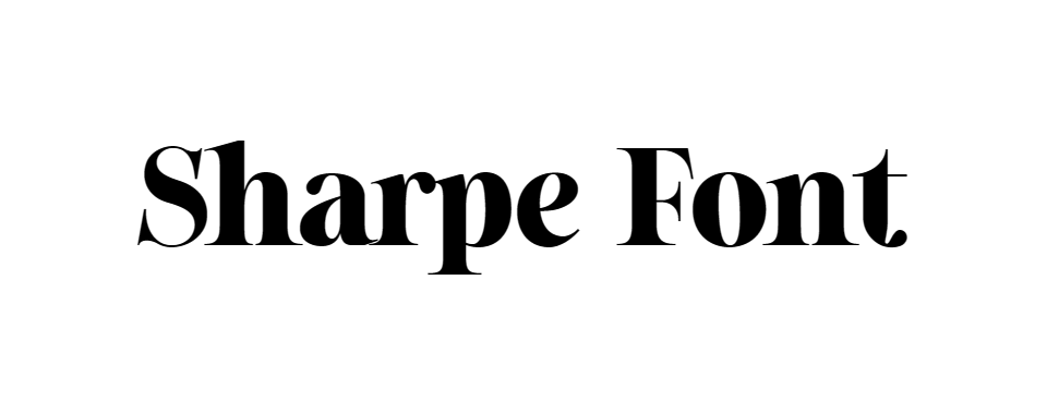 Sharpe Font download