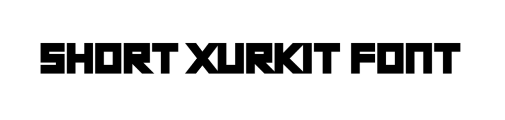 Short Xurkit Font download